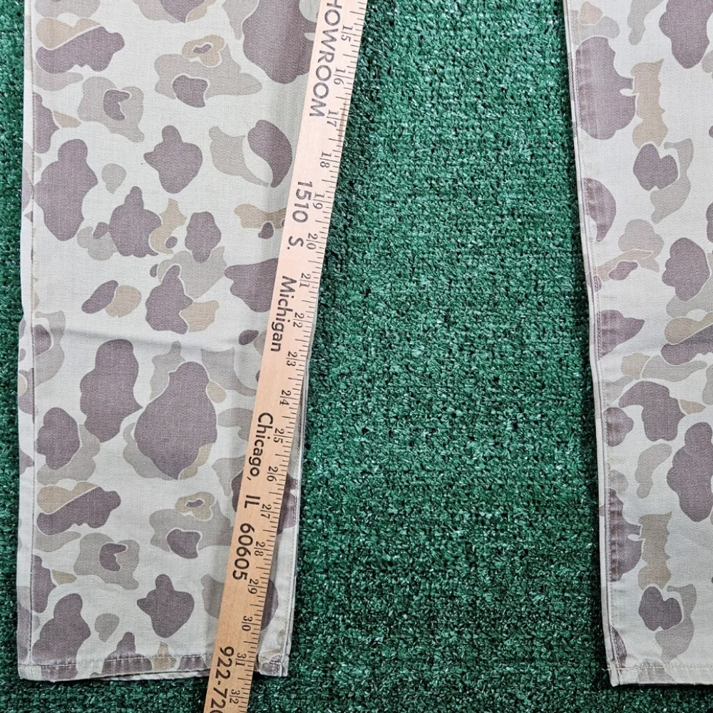 Vintage Polo Ralph Lauren Sullivan Slim Camo Denim Pants / Mens Size 35/32 - Picture 7 of 12